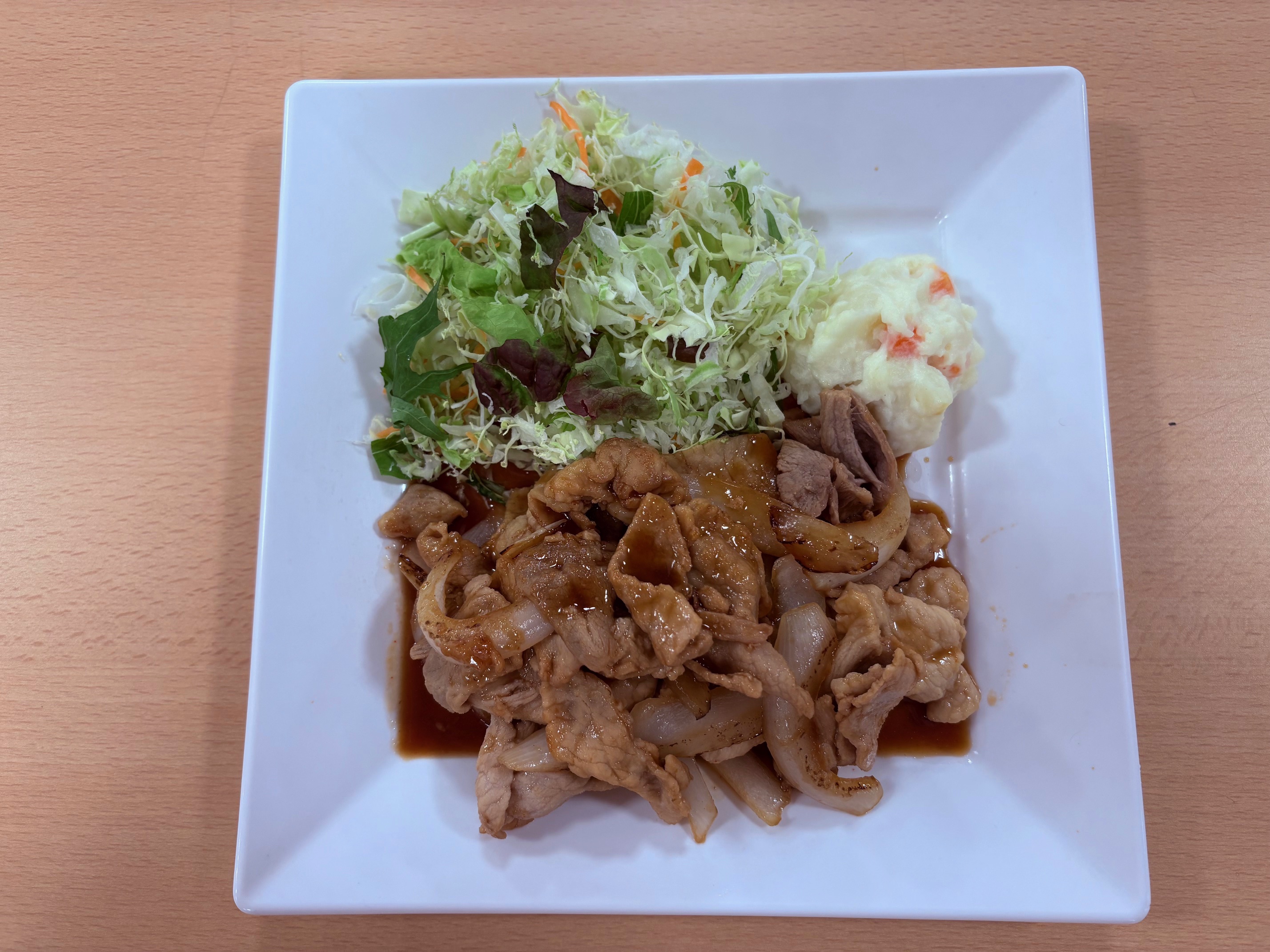 2025.6.22豚生姜焼き定食