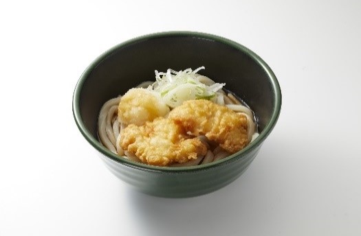 冷やし鶏天おろしうどん