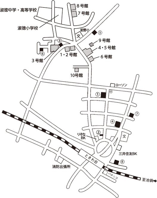 東京キャンパスの近くにあるクリニック
