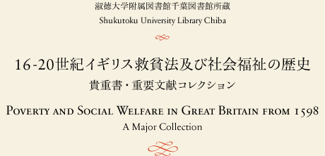 Poverty and Social Welfare in Great Britain from 1598
