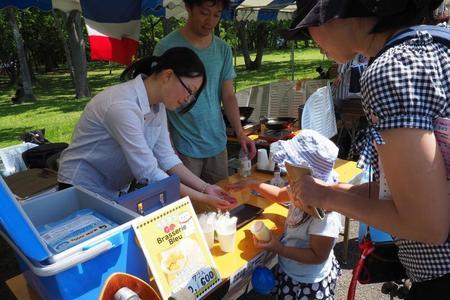 加曾利貝塚春祭り　海苔プリン販売開始