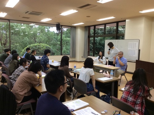 国試合宿の様子